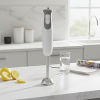 Mixeur Électrique de Cuisine, Batteur à Main, Fouet à Œufs, Mixeur Plongeant pour Légumes avec Lame en Acier Inoxydable