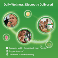 Gummies d'extrait d'ail vieilli sans odeur, saveur pomme verte, élimination des odeurs, soutien immunitaire et cardiaque, 60 unités, complément bien-être quotidien