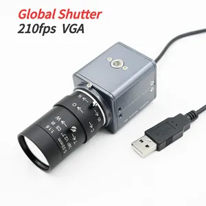 Toàn Cầu Màn Trập 210fps Đơn Sắc VGA Mini USB Máy Ảnh Với CS Ống Kính 5-50Mm 2.8-12Mm UVC Cắm Chơi Cho Tốc Độ Cao Phát Hiện Chuyển Động - Product Image 1