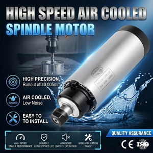 Motor de Husillo CNC Refrigerado por Aire de 2.2KW ER20 80mm, de Alta Velocidad, para Grabado y Fresado de Madera y Metal, Venta al Por Mayor B2B - Product Image 1