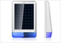 Pengiriman Langsung Pabrik Wolf-guard Wireless TCP Portable ABS Tahan Air Siren Alarm Keamanan Tenaga Surya Luar Ruangan Jd-w06