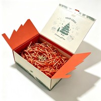 Vente en gros Nouveauté 2026 Boîte cadeau de Noël très demandée, belle boîte en papier pour emballage cadeau, bonbons, desserts, design élégant