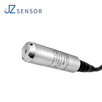 Transmetteur de niveau de liquide JZSensor - Sortie RS485 IIC, contrôleur d'affichage du niveau d'eau, sonde de niveau de liquide de type immersion, 316L