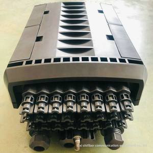 4-In-16-Out-24-Out水平ジョイントボックス48/96コア光ケーブル端子4-バックルPP + GF FCコネクタタイプオーバーヘッド - Product Image 4