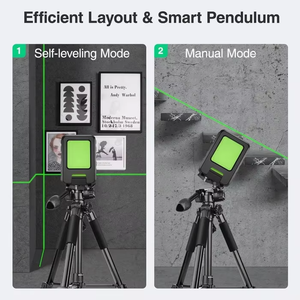 High BOX1G - 30m Outdoor Green Cross Line Self-leveling <b>Laser</b> <b>Level</b> with Vertical Beam Spread Covers of 150 - Product Image 6
