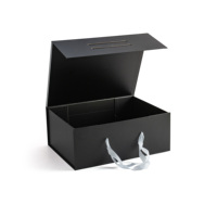 Service OEM et de moulage sur mesure, boîtes en papier kraft pliables de luxe, recyclables, magnétiques, pour chaussures, vêtements, sneakers, avec ruban