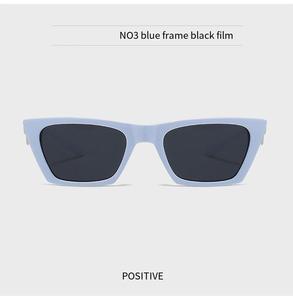 แว่นกันแดดทรงสี่เหลี่ยมแบบใหม่สำหรับผู้หญิง ดีไซน์ทันสมัยมีสไตล์ โดดเด่นเป็นที่นิยม แว่นกันแดดสีดำพร้อมโบว์ - Product Image 4