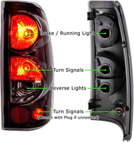 Nouveaux feux arrière LED ABS et feux de jour étanches 12V pour Chevrolet Silverado 1999-2006 – Amélioration de la version d'origine