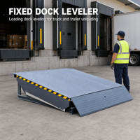 Équipement de déchargement et de chargement de conteneurs d'une capacité de 20 000 lb, niveleur de quai pour les projets de construction