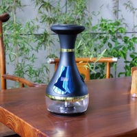 Nouvelle chicha électronique, vaporisateur électronique, tube unique, ABS, rechargeable, chicha électronique intelligente avec LED