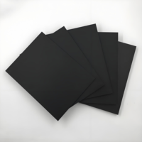 Carton noir recyclé résistant à l'humidité 230 g/m² 1 mm d'épaisseur Papier rigide enduit pour l'impression offset Emballage
