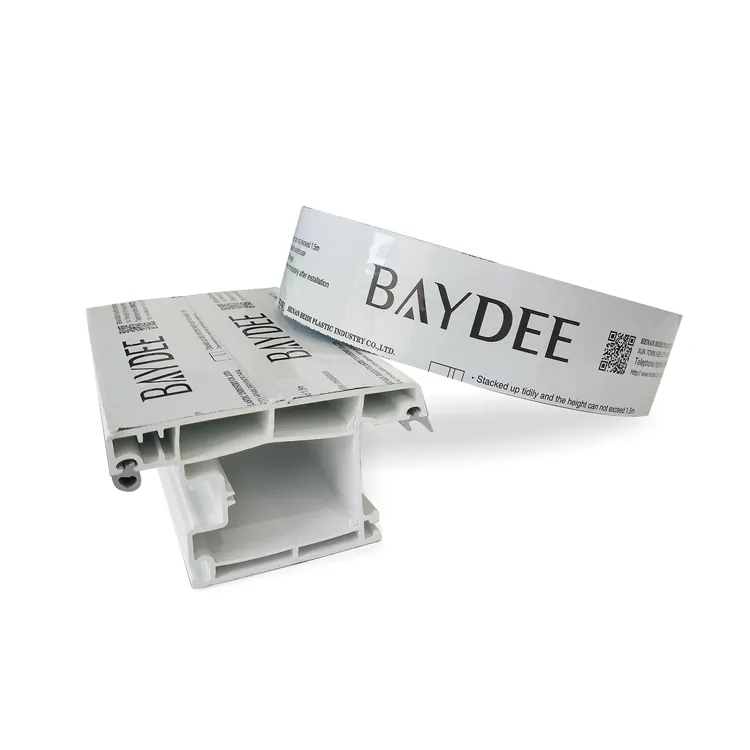 60 시리즈 여닫이 프레임 baydee Upvc 창 프로필 upvc 프로필 제조 업체