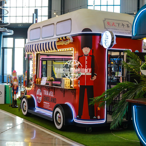 Catering Fully Equipped Mobile Food Truck Trailer with Pizza Coffee Ice Cream <b>BBQ</b> Hotdog & Fast Food Setup - Product Image 4