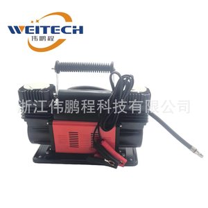 Compresseur d'air pour pneus Weitech à double cylindre, haute pression, 12V, pour utilisation en cas d'urgence - Product Image 3