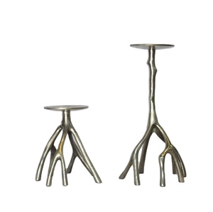 Candelabro Decorativo de Níquel para Bodas, Estilo Moderno, Gran Venta, Aspecto Elegante - Product Image 1