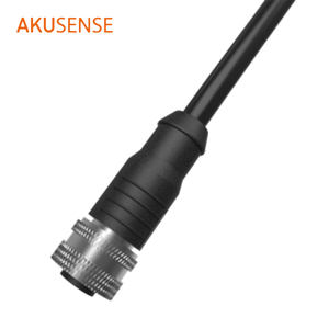 Akusense-Cable de conexión M8, CA08-S4F2C con conector de junta de 2 cables - Product Image 1