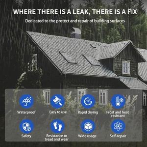 Productos Más Vendidos, Revestimiento de Poliuretano Impermeable para Techos, Pintura Líquida Premium para Impermeabilización de Techos con Poliuretano - Product Image 4