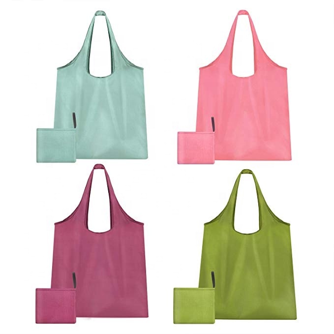 Washable Foldable Waterproof Rpet Grocery Shopping Bags