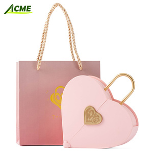 Caja de Joyería de Plástico Transparente <span class=keywords><strong>Fosforescente</strong></span> a Prueba de Agua, Caja de Regalo Rosa para Novia y Enamorados - Product Image 3