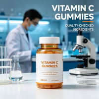 Gommes à la vitamine C pour adultes - Complément alimentaire naturel sans sucre pour un soutien nutritionnel quotidien