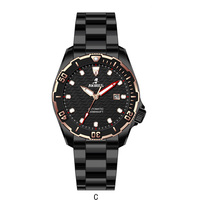 Reloj Mecánico de Lujo para Hombre, Esfera Personalizada, Caja de Titanio, Automático, Sumergible 200M, Logotipo OEM