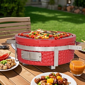 เตาบาร์บีคิวทรงกลม Auplex รุ่น SHICHIRIN |   เตปันยากิและฮิบาชิ ย่างแบบพกพาสำหรับใช้งานกลางแจ้ง - Product Image 5