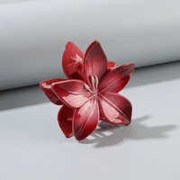 1 ud. Pinzas de Pelo Vintage Coloridas con Diseño de Flor y Huevo para Mujer, Horquillas de Pelo de Tiburón para Vacaciones en la Playa, Accesorios de Pelo, Joyería