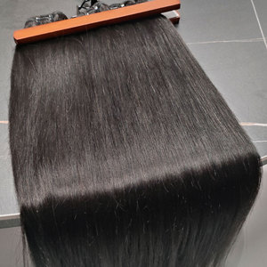 Vietnamita crudo filipino malasio Virgen sin procesar solo donante cabello humano hueso recto virgen proveedor de cabello camboyano - Product Image 1