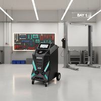 Machine de nettoyage portable pour climatiseur automobile, machine de rinçage de climatisation de voiture, fournisseur OEM