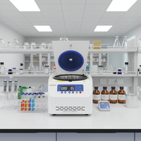 Centrífuga de Laboratorio Eléctrica de Sobremesa de Grado Médico, Alta Capacidad, Baja Velocidad, 6000 rpm Velocidad Máxima, 24 Plazas, Tubos de 24x10 ml
