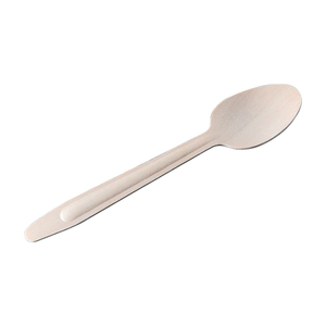 Biologisch Afbreekbare Gebruiksvoorwerpen Wegwerp Camping Servies Set Custom Composteerbaar Berken Houten Lepel En Vork Voor Restaurant Bruiloft - Product Image 2