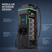 Station de recharge DC 60kW 80kW 120kW sur pied CCS2 NACS OCPP 1.6 Chargeur rapide tout-en-un pour véhicules électriques avec surveillance à distance 4G