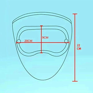 หน้ากากกันหมอกแบบเต็มหน้าหน้ากากกันลมผ้าฟลีซขั้วโลกระบายอากาศความละเอียดสูง - Product Image 4