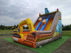 Tobogán Inflable <span class=keywords><strong>de</strong></span> PVC <span class=keywords><strong>de</strong></span> 6x3m para Uso Comercial, Tobogán Acuático para Parques <span class=keywords><strong>de</strong></span> Aventuras en Interiores/Exteriores - Product Image 2