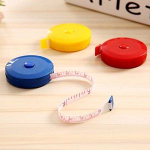 Mini ruban à mesurer en plastique de 1,5 mètre, rétractable automatiquement, pour la mesure du corps et des vêtements, système métrique - Product Image 1
