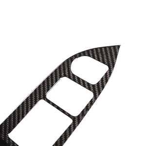 Per Toyota 86/Subaru BRZ 2012-2021 in vera fibra di carbonio accessori per interni in vetro alzate il pulsante cornice decorativa - Product Image 3