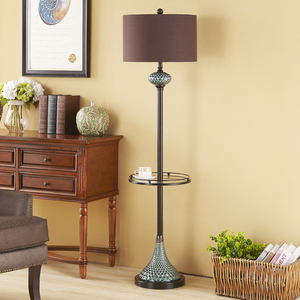 Nhà Khách Sạn Đứng Phong Cách Cổ Điển Ven Biển Màu Xanh Cổ Biển Phòng Khách Đèn Sàn - Product Image 1