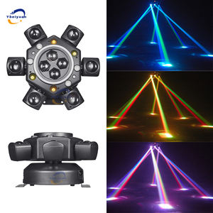 Projecteur à tête mobile 150W RGBW 4-en-1 à 6 bras avec <span class=keywords><strong>effet</strong></span> Bee Eye, DMX512, télécommande, pour DJ, discothèque, bar, fête d'anniversaire, Noël, scène - Product Image 3