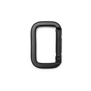 Aluminum Alloy <b>Square</b> Carabiner Black 15Kg Load Capacity Outdoor Backpack Hook <b>Key</b> Buckle Track Buckle Safety Buckle - Product Image 5