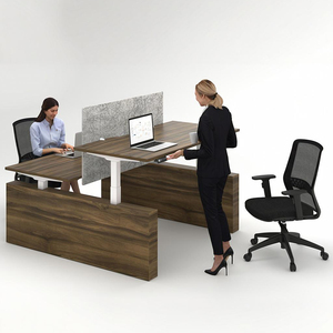 Hiện Đại Ergonomic Điện Ngồi Đứng Bàn Cho Cao Cấp Quản Lý Bền Thông Minh Nâng Máy Tính Văn Phòng Bàn - Product Image 4