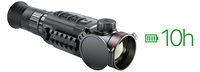 Caméra thermique avec objectif 50 mm, résolution 384x288, champ de vision 8,8x6,6, distance de détection 2597 m, portée laser 1000 m, vision extérieure GL50R CMOS