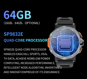 Montre connectée Android 4G+64G de qualité supérieure, écran tactile, avec surveillance de la fréquence cardiaque, nouveauté <span class=keywords><strong>2023</strong></span> - Product Image 5