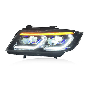 SJC ไฟหน้าแบบคู่สไตล์ V2อัตโนมัติสำหรับ BMW 3ชุด <span class=keywords><strong>E90</strong></span> E91 2005-2012ไฟหน้าแบบ DRL สีเหลืองสีขาว335i 325i 330i สำหรับ <span class=keywords><strong>E90</strong></span> M3 - Product Image 6