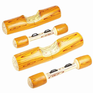 Mori Yuho <b>Inflatable</b> Wooden Log <b>Float</b> 140*35cm Water Collision Game Swimming Ring For Adults Pool Fun - Product Image 4