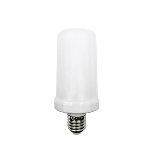 Vela LED sin Llama, Cilíndrica, Base E27, Efecto de Llama Móvil, Decoración Navideña para el Hogar, Control por Sensor de Luz - Product Image 1