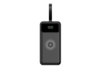 Pengisi Daya Nirkabel Magnetik Portabel Baterai Li-Polymer 15W/20W PD Pengisian Cepat 10000-50000mAh Power Bank USB Ganda Layar LED