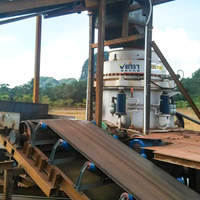Concasseur à cône hydraulique pour l'extraction minière avec cylindre multiple pour installation de concassage complète