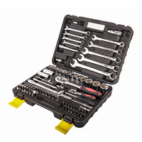 Ensemble d'outils professionnel de 82 pièces, kit de clés à douille, boîte à outils mécanique, outils à main en acier CRV pour la réparation et l'entretien automobile