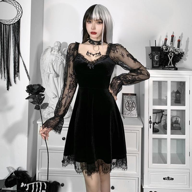 black sweater dress nearby STAUD, Willow Sweater Dress in Black, Size XL main image 0