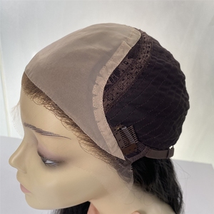 Vendita all'ingrosso perfetta in fabbrica 13x5 parrucche Jewish frontali in pizzo 100 capelli umani grezzi ondulati ricci naturali nodi invisibili di colore nero - Product Image 3